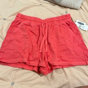 NWT Orange Old Navy Lounge Shorts